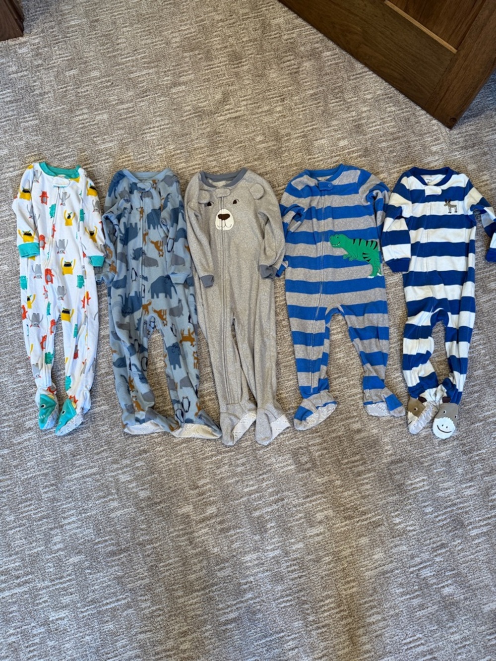 Footed One-Piece Pajamas